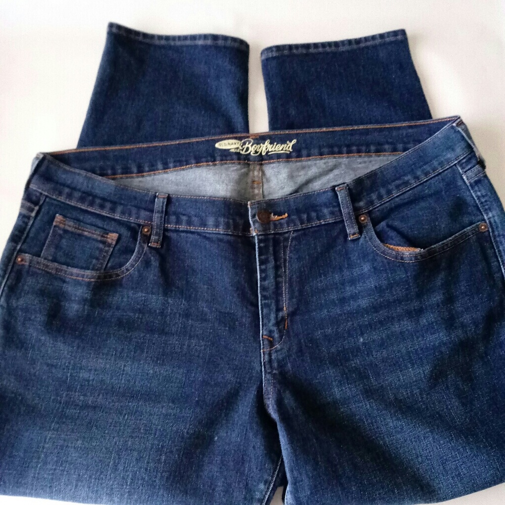Old Navy Boyfriend Denim Capri Jeans Size 16